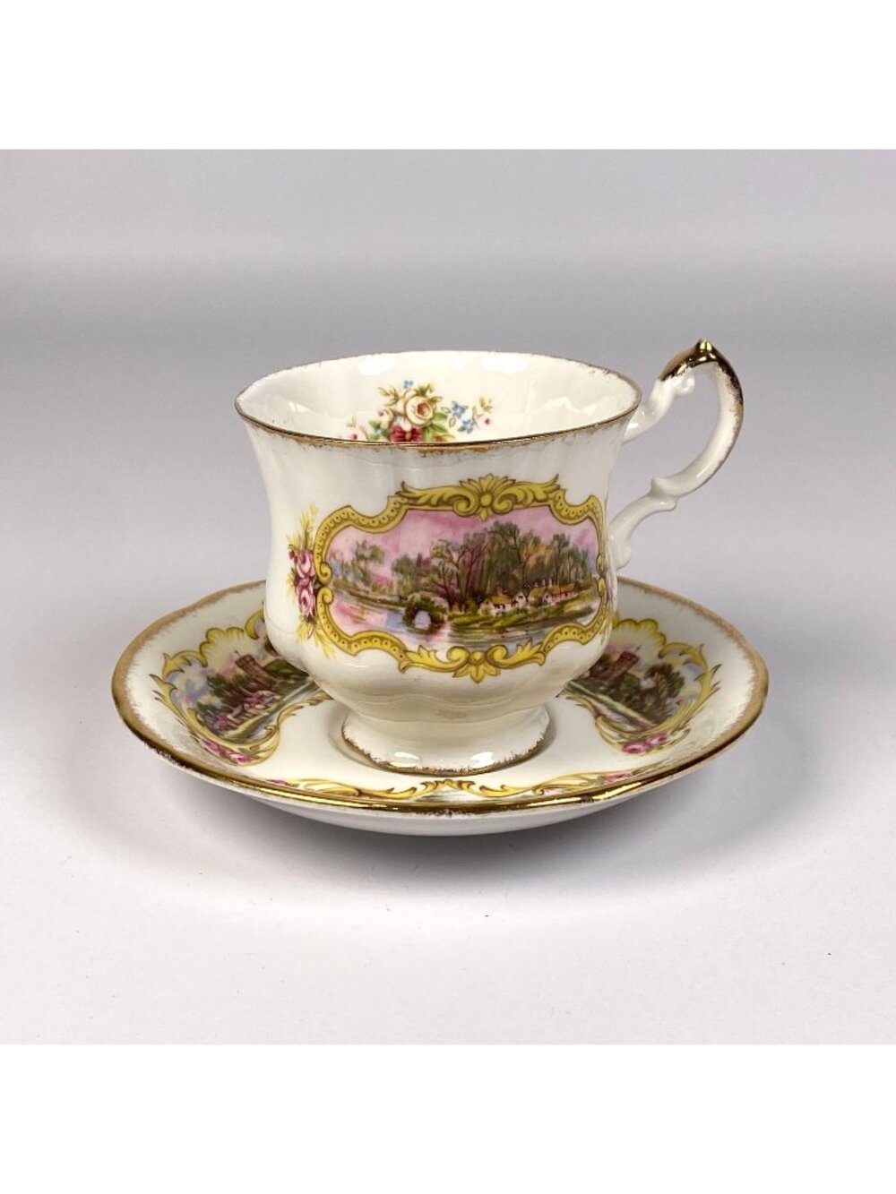 Vintage Paragon Chippendale Fine Bone China Tea Cup & Saucer HRH England